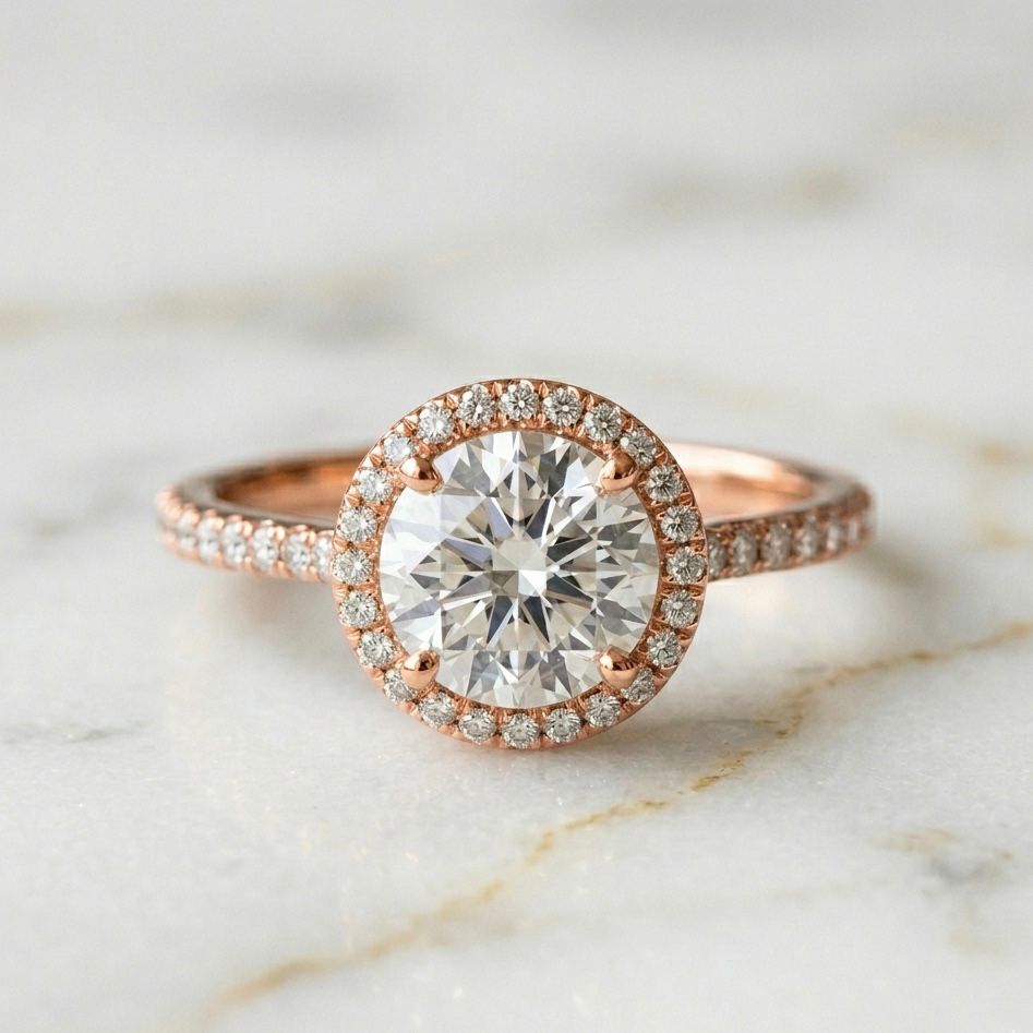 Anillo Pavé Talla Redonda