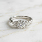 Trilogy Ring Round Cut