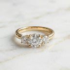 Trilogy Ring Round Cut