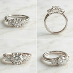 Trilogy Ring Round Cut