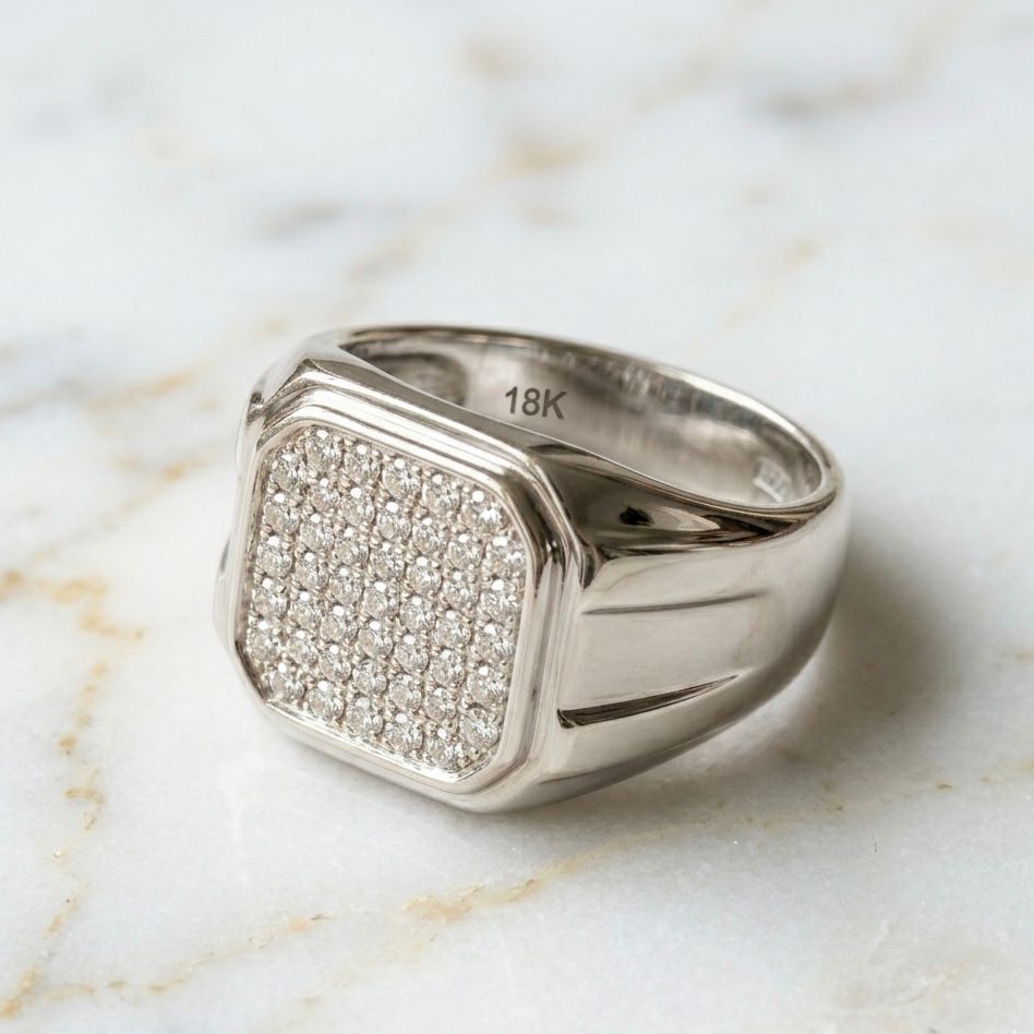 Pavé Signet Ring