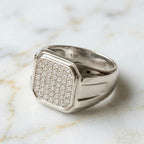 Pavé Signet Ring