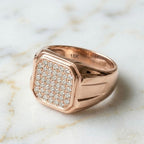 Pavé Signet Ring