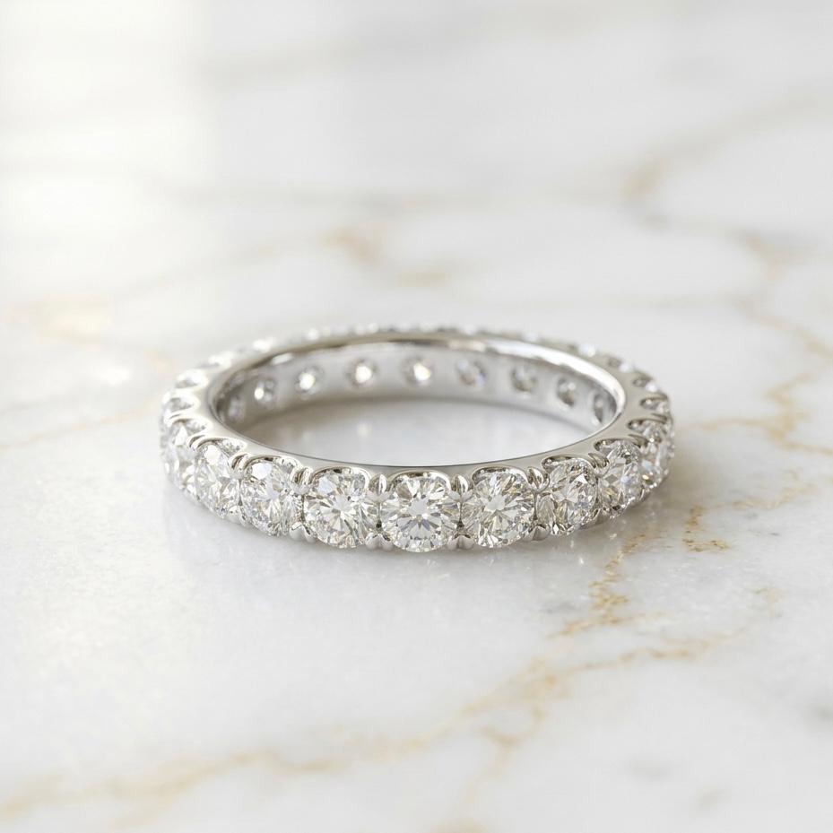 Round-Cut Eternity Ring
