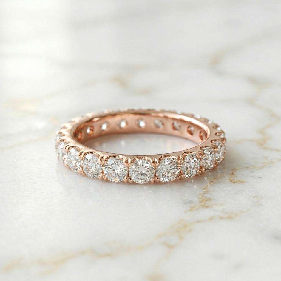 Round-Cut Eternity Ring