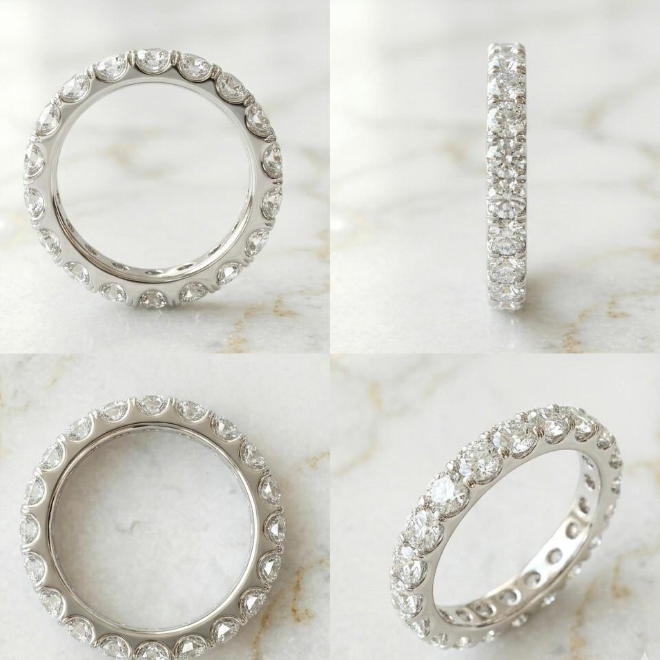 Round-Cut Eternity Ring