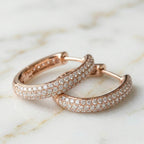 Boucles d'oreilles en diamant