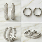 Boucles d'oreilles en diamant