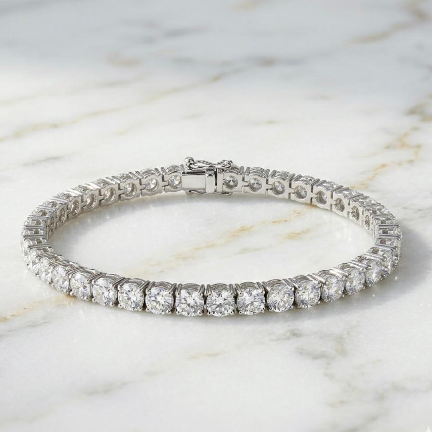 Bracelet tennis taille ronde