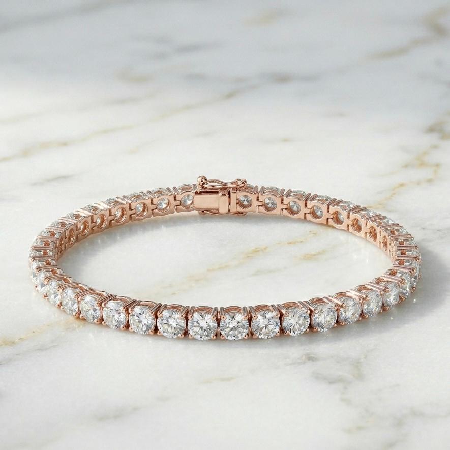 Bracelet tennis taille ronde