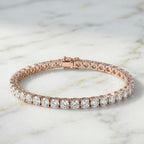Bracelet tennis taille ronde