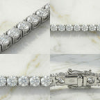 Bracelet tennis taille ronde