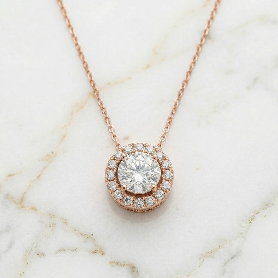 Colgante Halo Talla Redonda
