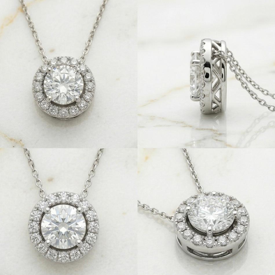 Colgante Halo Talla Redonda