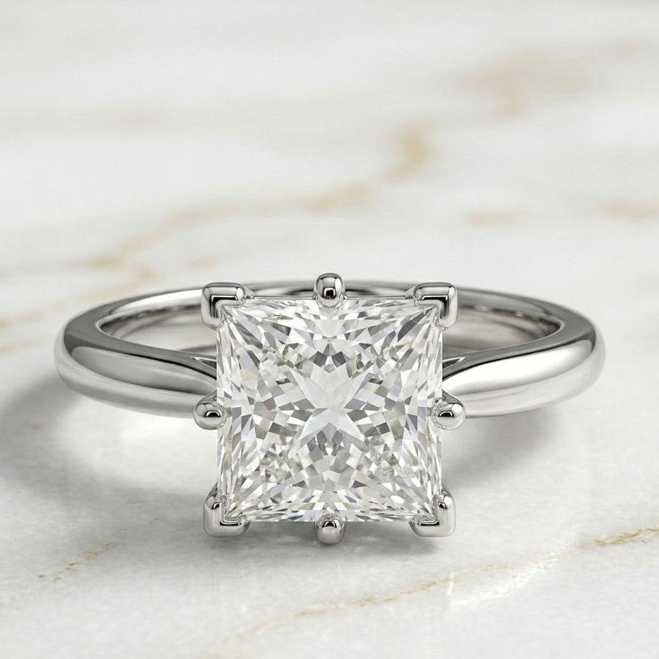 Anillo Solitario Talla Princesa