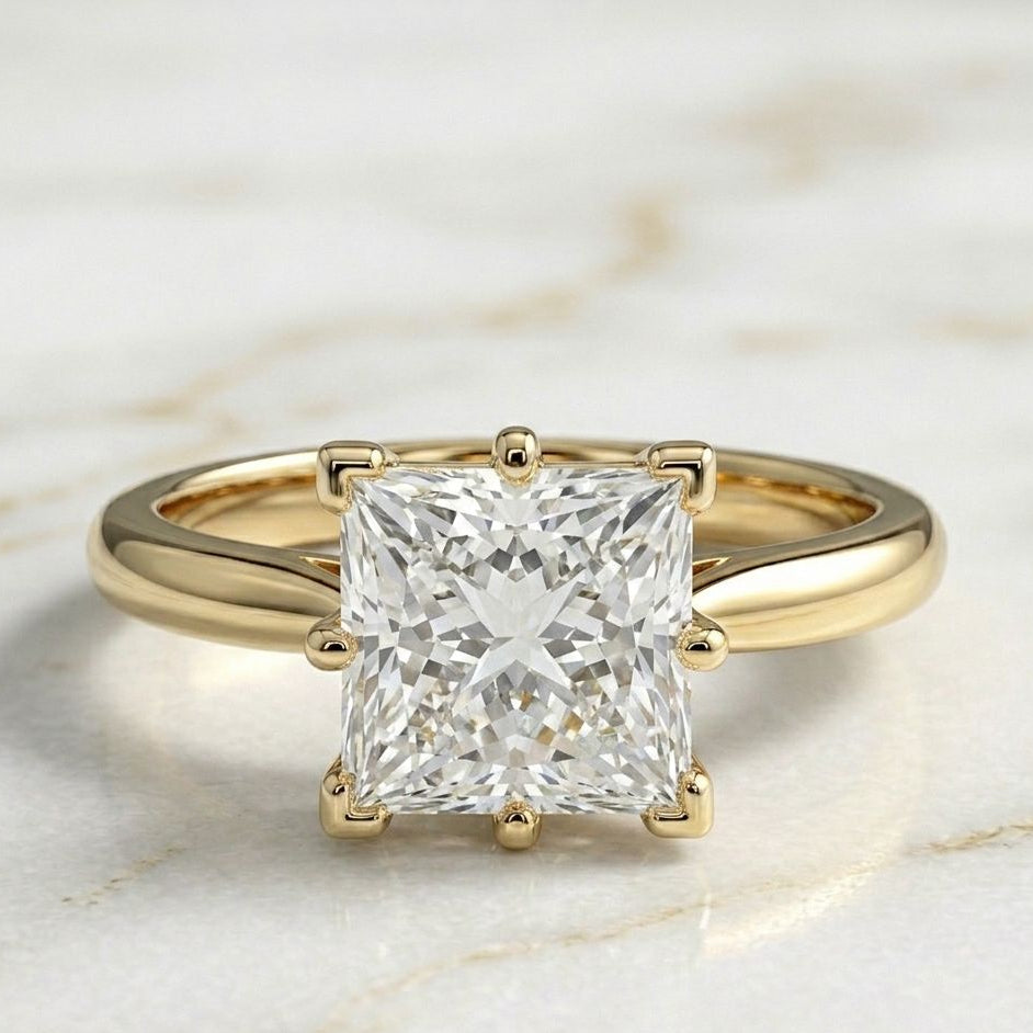 Anillo Solitario Talla Princesa