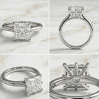 Anillo Solitario Talla Princesa
