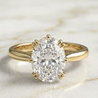 Anillo Solitario Talla Oval