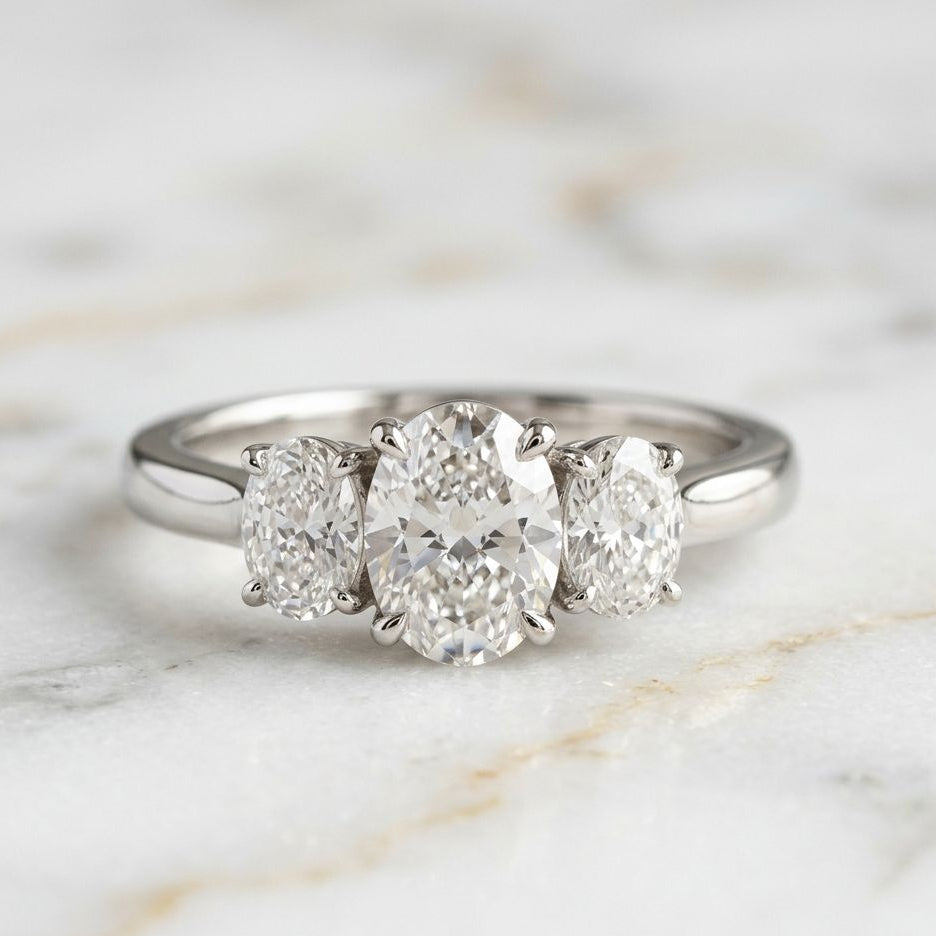 Anillo Trilogy Talla Oval