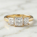Trilogy Princess Cut Ring