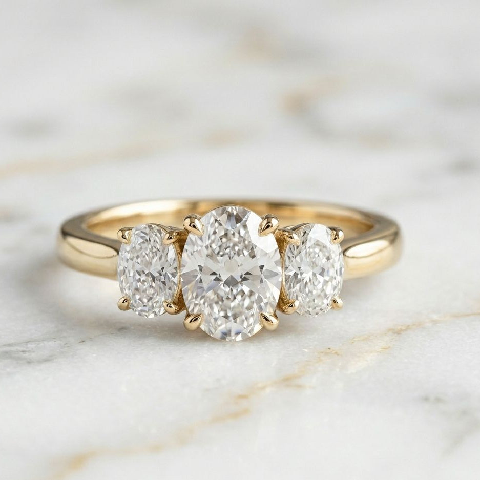 Anillo Trilogy Talla Oval