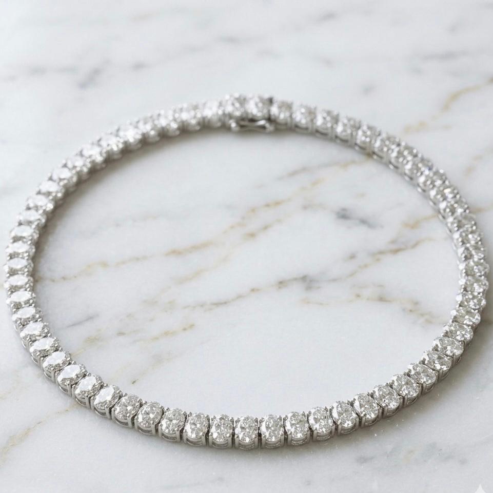 Collar Tennis Talla Oval