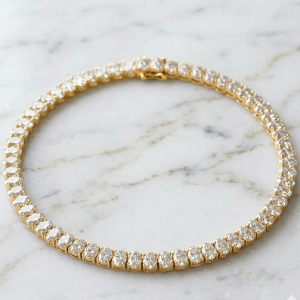 Collar Tennis Talla Oval