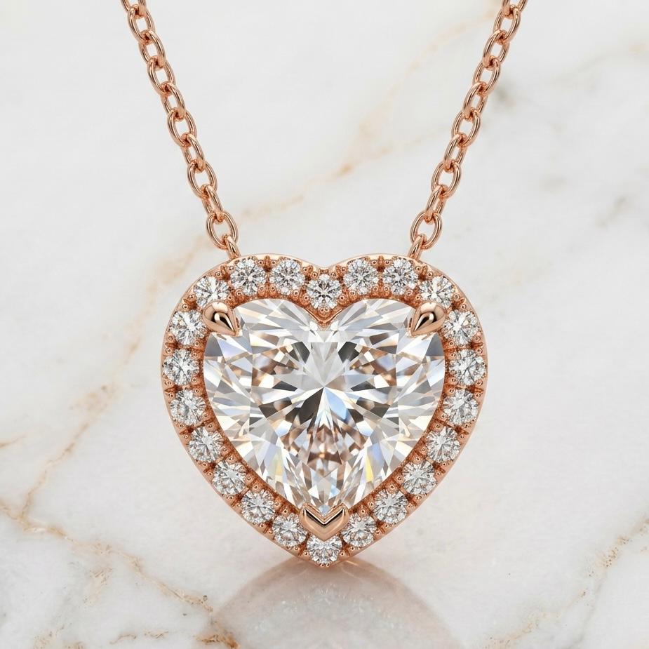Colgante Halo Talla Corazón