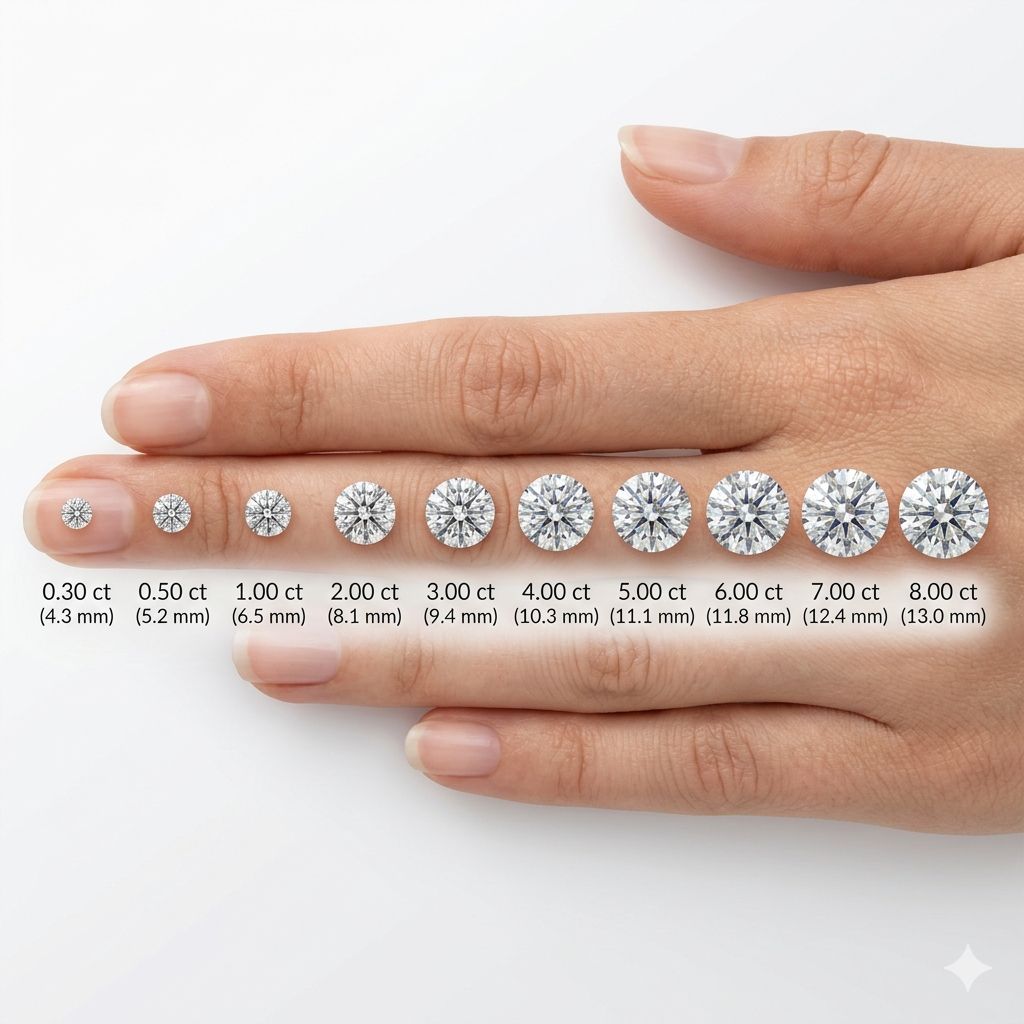 Anillo Solitario Talla Redonda